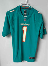 Load image into Gallery viewer, Nike Kids Aqua Miami Dolphins Tua Tagovailoa # NFL Jersey Size Large