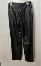 Load image into Gallery viewer, Zara Womens Black Pockets Stretch Flat Front Straight Leg Trouser Pants Size 4