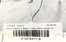Load image into Gallery viewer, Banana Republic Womens Gray Patch Pockets High-Rise Twill Ankle Pants Size 14