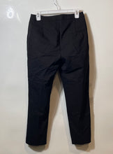 Load image into Gallery viewer, H&M Womens Black Slash Pockets Flat Front Straight Leg Dress Pants Size 4