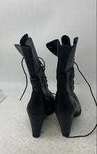 Load image into Gallery viewer, Timberland Womens 8622A Black Leather Lace-Up Block Heel Ankle Booties Size 8.5