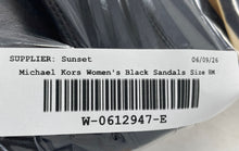 Load image into Gallery viewer, Michael Kors Womens Black Open Toe Espadrille Sandals Size 8M