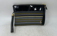 Load image into Gallery viewer, Womens Multicolor Striped Print Tassel Card Holder It Beach Wristlet Wallet