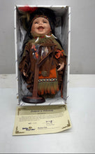 Load image into Gallery viewer, Kinnex Collection Brown Feather Outfit Heirloom Keepsakes Native American Doll