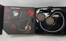 Load image into Gallery viewer, RBX Black Red 3 Speed Adjustable Airflow Portable Cooling Neck Fan Untested