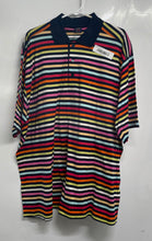 Load image into Gallery viewer, Paul & Shark Mens Multicolor Striped Short Sleeve Regular Fit Polo Shirt Sz 2XB