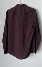 Load image into Gallery viewer, Calvin Klein Mens Purple Long Sleeve Collared Button-Up Shirt Size M