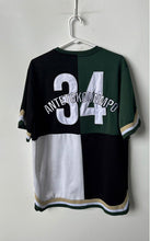 Load image into Gallery viewer, UNK Mens Dark Green & Black Milwaukee Bucks Antetokounmpo #34 NBA Jersey Size L