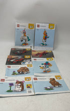 Load image into Gallery viewer, Lot Of 9 Pcs Assorted Lego Creator 3 In 1 Mixed Instruction Manuals For Age 3+