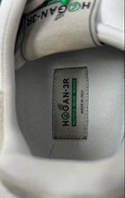 Load image into Gallery viewer, Hogan 3R Mens White Green Leather Low Top Lace-Up Sneaker Shoes Size 7.5