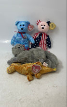 Load image into Gallery viewer, Lot Of 4 Pcs Vintage Ty Beanie Baby Mixed Variety Stuffed Plush Toys With Tags