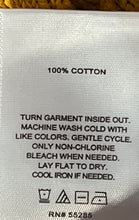Load image into Gallery viewer, Express Mens Yellow Mustard Textured Knit Cotton Short Sleeve Button-Up Shirt M