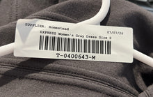 Load image into Gallery viewer, Express Womens Gray Sleeveless Scoop Neck Pullover Mini Dress Size Small