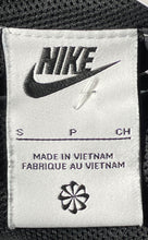 Load image into Gallery viewer, Nike Mens Black Long Sleeve Hooded Adjustable Drawcords Windbreaker Jacket Sz S