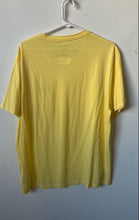 Load image into Gallery viewer, Lacoste Mens Yellow Cotton Short Sleeve V-Neck Loungewear T-Shirt Size Large
