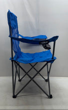 Load image into Gallery viewer, Ozark Trail Blue Mesh Folding Lightweight Portable Chair With Storage Bag