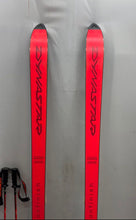 Load image into Gallery viewer, Dynastar Black And Gray Professional Winter Sports Skis Set With Poles