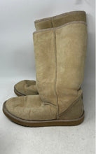 Load image into Gallery viewer, UGG Womens Classic Tall Beige Round Toe Pull-On Snow Boots Size 9