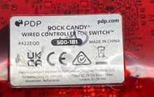 Load image into Gallery viewer, PDP Rock Candy 500-181 Red Wired Controller For Nintendo Switch Not Tested
