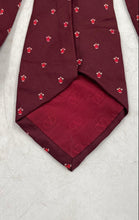 Load image into Gallery viewer, La Cravat By Valentino Mens Red Printed Silk Adjustable Designer Tie
