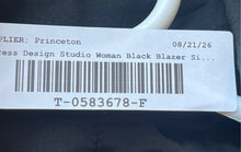 Load image into Gallery viewer, Express Design Studio Womens Black Notch Lapel Two-Button Blazer Size 6