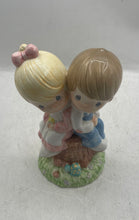 Load image into Gallery viewer, Precious Moments A Penny For Your Thoughts Multicolor Porcelain Piggy Bank