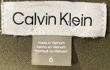 Load image into Gallery viewer, Calvin Klein Womens Green Sleeveless Fit & Flare Dress Size 6