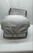 Load image into Gallery viewer, Hotel Collection Gray King Laced Arch Home Comforter Set With Carrying Case