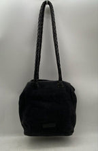 Load image into Gallery viewer, Fossil Womens Black Zipper Inner Pockets Double Braided Strap Shoulder Bag