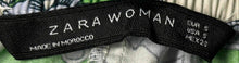 Load image into Gallery viewer, Zara Womens Multicolor Floral Print Pockets Straight Leg Trouser Pants Size S