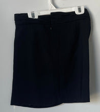 Load image into Gallery viewer, Zara Womens Black Draped Back-Zip Straight & Pencil Skirt Size Medium