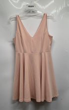 Load image into Gallery viewer, Lulus Womens Pink Sleeveless V-Neck Back Zip Casual Mini Dress Size Large