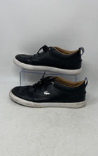 Load image into Gallery viewer, Lacoste Mens Bayliss 119 1 U Black Lace-Up Low Top Sneaker Shoes Size 9