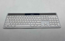Load image into Gallery viewer, Logitech K750 White Built-In Solar Panel Ultra-Thin Wireless Keyboard Not Tested