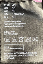 Load image into Gallery viewer, H&M Womens Black Flat Front Regular Fit Pull-On Skinny Leg Trouser Pants Size 10