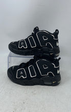 Load image into Gallery viewer, Nike Kids Air More Uptempo DA8574-002 Black Lace-Up Sneaker Shoes Size 2.5Y