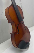 Load image into Gallery viewer, Mendini By Cecilio Brown Right-Handed 4 String Acoustic Violin With Bow In Case