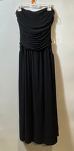 Load image into Gallery viewer, Express Womens Black Strapless Sleeveless Cocktail Maxi Dress Size Medium