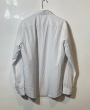 Load image into Gallery viewer, Nautica Mens Blue Long Sleeve Spread Collar Slim Fit Dress Shirt Size Medium