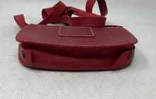 Load image into Gallery viewer, Unbranded Womens Red Leather Embroidered Adjustable Shoulder Strap Crossbody Bag
