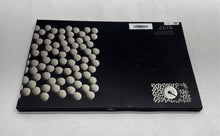 Load image into Gallery viewer, Set Of 2 Pieces Black Matte Silicone Round Mosaic Tile Sheet Placemats