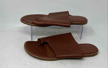 Load image into Gallery viewer, Vince Womens Edris Brown Leather Toe Ring Slip-On Slide Sandals Size 9.5M
