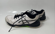 Load image into Gallery viewer, Asics Mens Gel-Dedicate 7 1041A223 White Black Lace-Up Sneaker Shoes Size 9