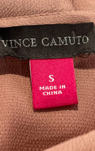Load image into Gallery viewer, Vince Camuto Womens Pink Short Sleeve Crew Neck Blouse Top Size Small