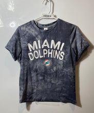Load image into Gallery viewer, NFL Team Apparel Womens Gray Tie-Dye Miami Dolphins Short Sleeve T-Shirt Size S