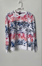 Load image into Gallery viewer, Tommy Hilfiger Womens Multicolor Tropical Palm Leaf Pullover Sweater Size M