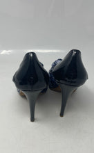 Load image into Gallery viewer, Latitude Femme Womens Navy Blue Vero Cuoio Slip-On Pump Heels Size EU 38.5