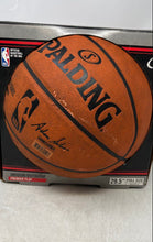 Load image into Gallery viewer, Spalding Brown Leather Official Basketball Of The NBA 29.5 In Full Size With Box
