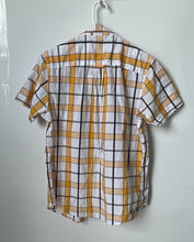 Load image into Gallery viewer, Penguin Mens Multicolor Plaid Short Sleeve Spread Collar Button-Up Shirt Size M