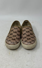 Load image into Gallery viewer, Michael Kors Kids Brown Signature Print Slip-On Sneaker Shoes Size 11